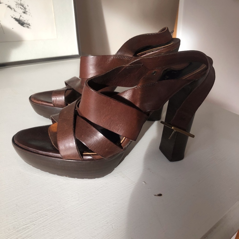 Marni Designer Strap Heels